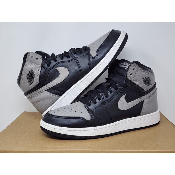 Air Jordan 1 Retro High OG GS SHADOW 2018 575441-013 Size 6y WORN - Picture 1 of 8